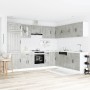 Mueble cocina Lucca gris hormigón 14 pzas madera contrachapada de , Armarios de cocina - Ref: Foro24-3314985, Precio: 1,00 €,...