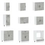 Mueble cocina Lucca gris hormigón 14 pzas madera contrachapada de , Armarios de cocina - Ref: Foro24-3314985, Precio: 1,00 €,...