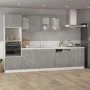 Armario colgante cocina contrachapada gris hormigón 80x31x60 cm de vidaXL, Armarios de cocina - Ref: Foro24-802533, Precio: 7...
