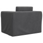 Sofá cama infantil felpa suave gris antracita de , Mobiliario para bebés y niños pequeños - Ref: Foro24-4104804, Precio: 37,4...