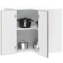 Armario de cocina de esquina de pared Kalmar roble ahumado de , Armarios de cocina - Ref: Foro24-853622, Precio: 87,85 €, Des...