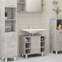Armario de baño contrachapada gris hormigón 60x32x53,5 cm de vidaXL, Muebles de baño - Ref: Foro24-802637, Precio: 64,78 €, D...