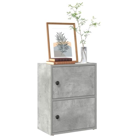 Estantería de madera de ingeniería gris hormigón 40x24x52 cm de , Librerías y estanterías - Ref: Foro24-860358, Precio: 40,72...