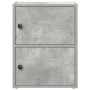 Estantería de madera de ingeniería gris hormigón 40x24x52 cm de , Librerías y estanterías - Ref: Foro24-860358, Precio: 40,72...