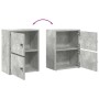 Estantería de madera de ingeniería gris hormigón 40x24x52 cm de , Librerías y estanterías - Ref: Foro24-860358, Precio: 40,72...