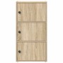 Estantería de madera de ingeniería roble sonoma 40x24x77 cm de , Librerías y estanterías - Ref: Foro24-860366, Precio: 60,78 ...