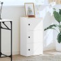 Estantería de madera de ingeniería blanca 40x24x77 cm de , Librerías y estanterías - Ref: Foro24-860364, Precio: 56,27 €, Des...
