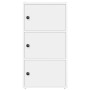 Estantería de madera de ingeniería blanca 40x24x77 cm de , Librerías y estanterías - Ref: Foro24-860364, Precio: 56,27 €, Des...