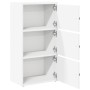 Estantería de madera de ingeniería blanca 40x24x77 cm de , Librerías y estanterías - Ref: Foro24-860364, Precio: 56,27 €, Des...