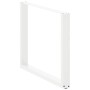 Patas para mesa comedor forma U 2uds acero blanco 100x(72-73)cm de , Patas para mesas - Ref: Foro24-4013213, Precio: 146,42 €...