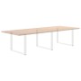 Patas para mesa comedor forma U 2uds acero blanco 100x(72-73)cm de , Patas para mesas - Ref: Foro24-4013213, Precio: 146,42 €...