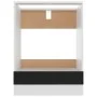 Armario de horno de madera contrachapada negro 60x46x81,5 cm de vidaXL, Armarios de cocina - Ref: Foro24-802498, Precio: 55,7...