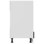 Armario de horno de madera contrachapada negro 60x46x81,5 cm de vidaXL, Armarios de cocina - Ref: Foro24-802498, Precio: 57,4...
