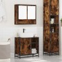 Set de muebles baño 2 pzas madera contrachapada roble ahumado de , Muebles de baño - Ref: Foro24-3300937, Precio: 152,00 €, D...