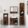 Set de muebles baño 2 pzas madera contrachapada roble ahumado de , Muebles de baño - Ref: Foro24-3300937, Precio: 152,00 €, D...