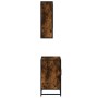 Set de muebles baño 2 pzas madera contrachapada roble ahumado de , Muebles de baño - Ref: Foro24-3300937, Precio: 152,00 €, D...