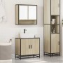 Set de muebles de baño 2 pzas madera contrachapada roble Sonoma de , Muebles de baño - Ref: Foro24-3300916, Precio: 142,68 €,...