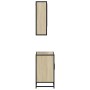 Set de muebles de baño 2 pzas madera contrachapada roble Sonoma de , Muebles de baño - Ref: Foro24-3300916, Precio: 142,68 €,...