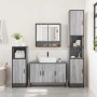 Set de muebles de baño 2 pzas madera contrachapada gris sonoma de , Muebles de baño - Ref: Foro24-3300923, Precio: 165,33 €, ...