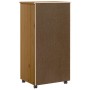 Cajonera con ruedas MOSS madera maciza pino marrón miel de , Taquillas y armarios de almacenamiento - Ref: Foro24-4015789, Pr...
