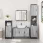 Set de muebles de baño 2 pzas madera contrachapada gris sonoma de , Muebles de baño - Ref: Foro24-3300893, Precio: 166,90 €, ...