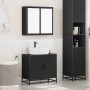 Juego de muebles de baño 2 pzas madera contrachapada negro de , Muebles de baño - Ref: Foro24-3300885, Precio: 147,18 €, Desc...