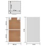 Armario colgante de cocina madera de ingeniería 29,5x31x60 cm de vidaXL, Armarios de cocina - Ref: Foro24-801244, Precio: 43,...