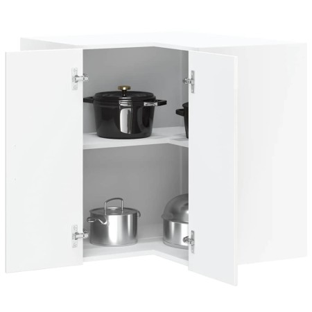 Armario de cocina de esquina pared Porto blanca de alto brillo de , Armarios de cocina - Ref: Foro24-854099, Precio: 96,99 €,...