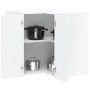 Armario de cocina de esquina pared Porto blanca de alto brillo de , Armarios de cocina - Ref: Foro24-854099, Precio: 96,99 €,...