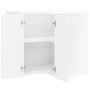 Armario de cocina de esquina pared Porto blanca de alto brillo de , Armarios de cocina - Ref: Foro24-854099, Precio: 96,99 €,...