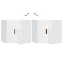 Armario de cocina de esquina pared Porto blanca de alto brillo de , Armarios de cocina - Ref: Foro24-854099, Precio: 96,99 €,...