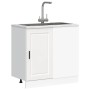 Mueble bajo de cocina Porto madera contrachapada blanca de , Armarios de cocina - Ref: Foro24-854298, Precio: 81,13 €, Descue...