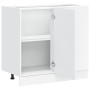 Mueble bajo de cocina Porto madera contrachapada blanca de , Armarios de cocina - Ref: Foro24-854298, Precio: 81,13 €, Descue...