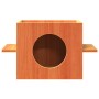 Casa para gatos cera marrón 51x35x30 cm madera maciza pino de , Mobiliario para gatos - Ref: Foro24-859306, Precio: 41,16 €, ...