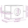 Casa para gatos cera marrón 51x35x30 cm madera maciza pino de , Mobiliario para gatos - Ref: Foro24-859306, Precio: 41,16 €, ...