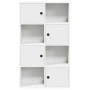 Estantería de madera de ingeniería blanca 60x24x101,5 cm de , Librerías y estanterías - Ref: Foro24-860391, Precio: 71,62 €, ...