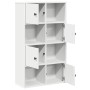 Estantería de madera de ingeniería blanca 60x24x101,5 cm de , Librerías y estanterías - Ref: Foro24-860391, Precio: 71,62 €, ...