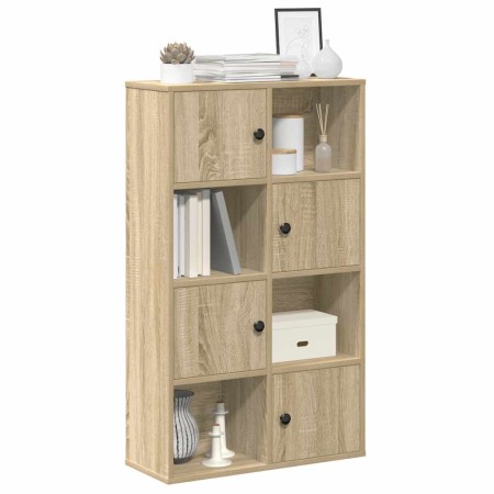 Estantería de madera de ingeniería roble sonoma 60x24x101,5 cm de , Librerías y estanterías - Ref: Foro24-860393, Precio: 83,...