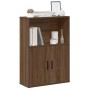 Estantería madera de ingeniería marrón roble 60x24x85 cm de , Librerías y estanterías - Ref: Foro24-860415, Precio: 63,44 €, ...