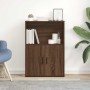 Estantería madera de ingeniería marrón roble 60x24x85 cm de , Librerías y estanterías - Ref: Foro24-860415, Precio: 63,44 €, ...