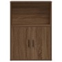 Estantería madera de ingeniería marrón roble 60x24x85 cm de , Librerías y estanterías - Ref: Foro24-860415, Precio: 63,44 €, ...