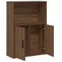 Estantería madera de ingeniería marrón roble 60x24x85 cm de , Librerías y estanterías - Ref: Foro24-860415, Precio: 63,44 €, ...