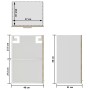 Armario colgante cristal madera ingeniería roble 40x31x60 cm de vidaXL, Armarios de cocina - Ref: Foro24-802508, Precio: 44,5...