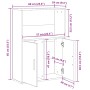 Estantería madera de ingeniería marrón roble 60x24x85 cm de , Librerías y estanterías - Ref: Foro24-860415, Precio: 63,44 €, ...