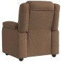 Sillón reclinable con masaje de tela marrón de , Sillones - Ref: Foro24-4015714, Precio: 244,52 €, Descuento: %