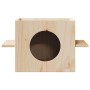 Casa para gatos madera maciza pino 51x35x30 cm de , Mobiliario para gatos - Ref: Foro24-859304, Precio: 45,35 €, Descuento: %