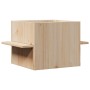 Casa para gatos madera maciza pino 51x35x30 cm de , Mobiliario para gatos - Ref: Foro24-859304, Precio: 45,35 €, Descuento: %