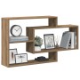 Estante de pared madera ingeniería roble artisian 104x20x58,5cm de , Estantes y estanterías - Ref: Foro24-855823, Precio: 55,...