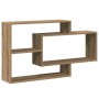 Estante de pared madera ingeniería roble artisian 104x20x58,5cm de , Estantes y estanterías - Ref: Foro24-855823, Precio: 55,...