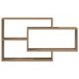 Estante de pared madera ingeniería roble artisian 104x20x58,5cm de , Estantes y estanterías - Ref: Foro24-855823, Precio: 55,...